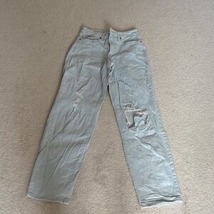 Light Blue Distressed Jeans